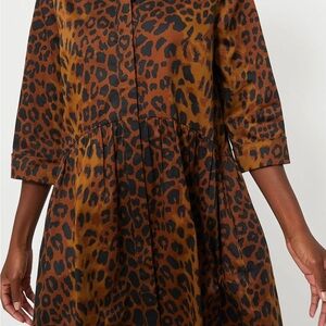 Tuckernuck Brown and Black Leopard Dress